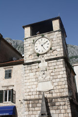 Fototapeta na wymiar clock tower in venice italy