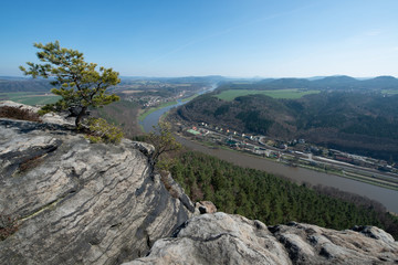 Fototapeta na wymiar Lilienstein - Sächsische Schweiz