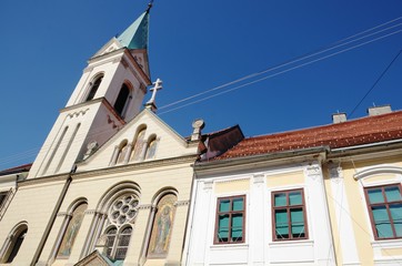 Fototapeta na wymiar Zagreb (Croatie) : Eglise gréco-catholique