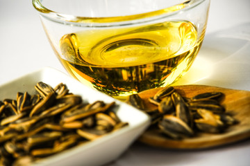 sunflower seeds and sunflower oil