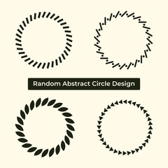 Fototapeta premium Creative Shape design Along a Circular Path