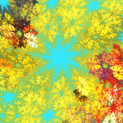 Obraz na płótnie Canvas 3D Abstract fractal background