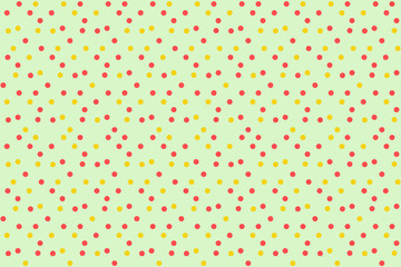 Vintage polka dots in scatter background seamless pattern
