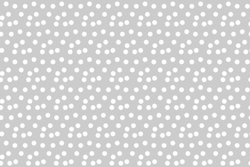 Light gray background scattered dots polka seamless pattern