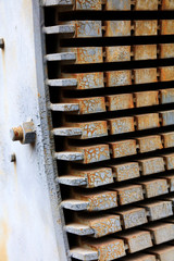 paint peeling metal parts