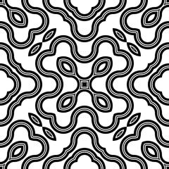 Design seamless monochrome decorative pattern