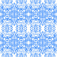 Monochrome graphics on a white background. Seamless pattern. Geometric abstract shape.