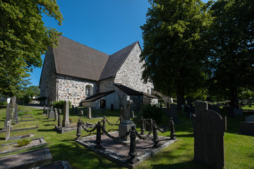 The Church Värmdö kyrka in Värmdö, Stockholm