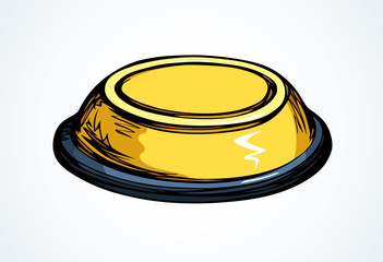 Button. Vector drawing