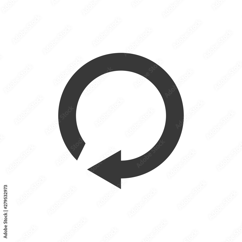 Poster Arrow icon template color editable. Arrow symbol vector sign isolated on white background. Simple logo vector illustration for graphic and web design.