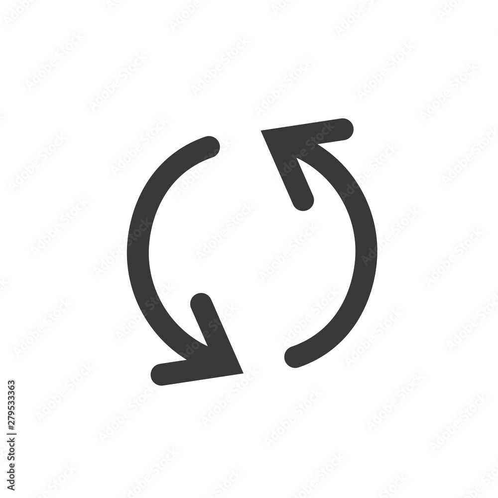 Fototapete Arrow icon template color editable. Arrow symbol vector sign isolated on white background. Simple logo vector illustration for graphic and web design.
