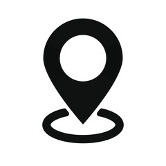 Maps pin. Location map icon.