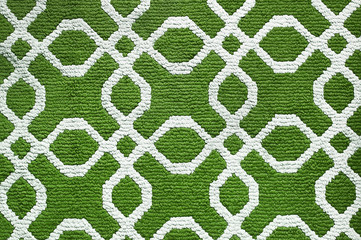 Green carpet background texture