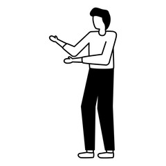 young man avatar character icon