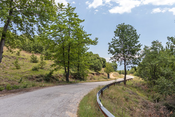 Landscape of Ograzhden Mountain, Bulgaria