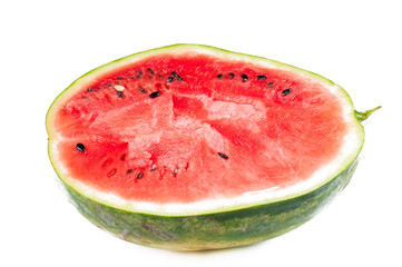 Watermelon isolated on white background.Copy space