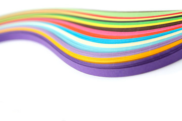 Abstract color rainbow strip paper background. Template for prints, posters, cards. .