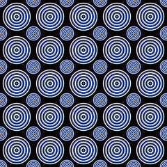 Geometrical seamless pattern - vector circle design background