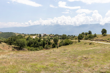 Obraz premium Landscape of Ograzhden Mountain, Bulgaria
