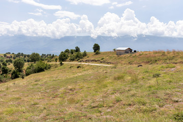 Obraz premium Landscape of Ograzhden Mountain, Bulgaria