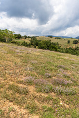Landscape of Ograzhden Mountain, Bulgaria