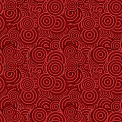 Abstract repeating concentric ring pattern background