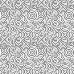 Fototapeta na wymiar Abstract repeating circle pattern design background