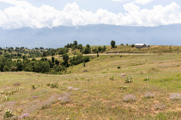 Landscape of Ograzhden Mountain, Bulgaria