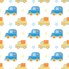 vector pattern with cars 4