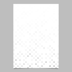 Grey circle pattern brochure background - vector stationery design