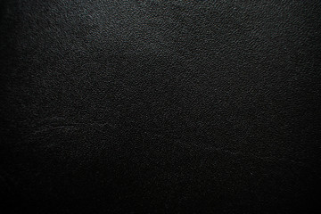 Leather texture abstract background, Genuine black leather