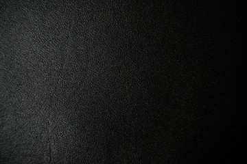 Luxury black genuine leather texture close up