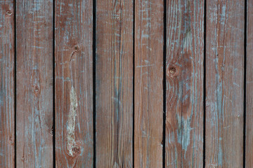 Wooden wall of boards, closeup