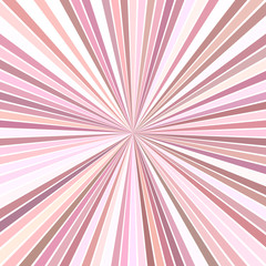 Pink psychedelic abstract starburst background from striped rays