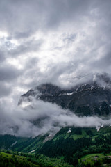 Fototapeta na wymiar Grindelwald Valley in Switzerland's Alps mountains