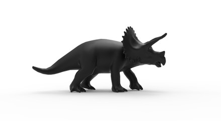 Fototapeta na wymiar Dinosaur isolated on white 3D Rendering