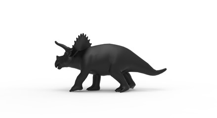 Dinosaur isolated on white 3D Rendering