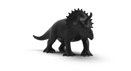 Fototapeta na wymiar Dinosaur isolated on white 3D Rendering