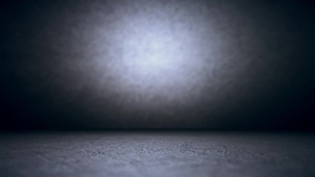 Movement of the camera on the cement floor