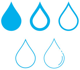 SYMBOLE GOUTTE D'EAU_bleu