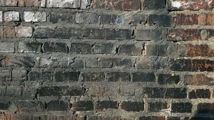 old dirty brick wall. Grunge background. 
