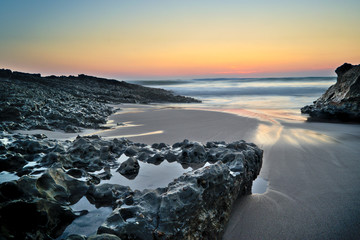 Obraz premium Sunset at the beach