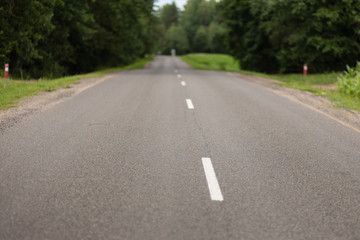 empty road going off into the distance
