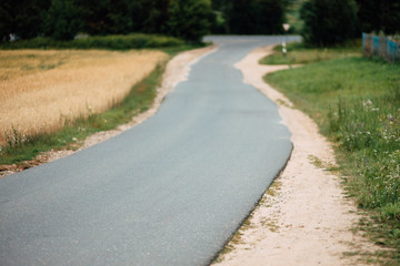 empty road going off into the distance