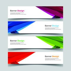 Vector Abstract design banner web template