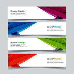 Vector Abstract design banner web template