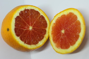orange face type, red color inside