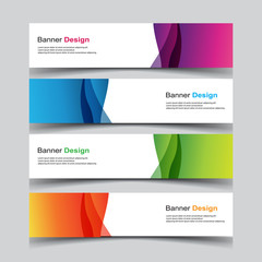 Vector Abstract design banner web template