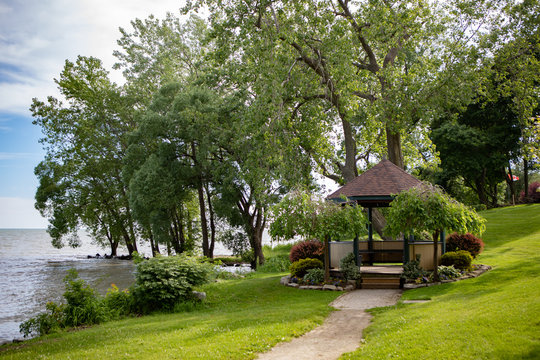 June 14 2019 Travel Places Lakeside Park Kingsville Ontario Gazebo Feature