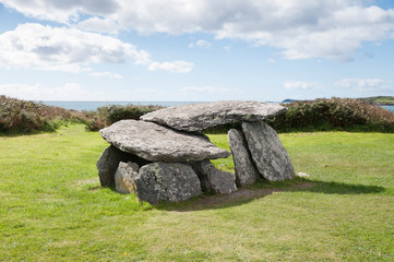 Small prehistoric burial site